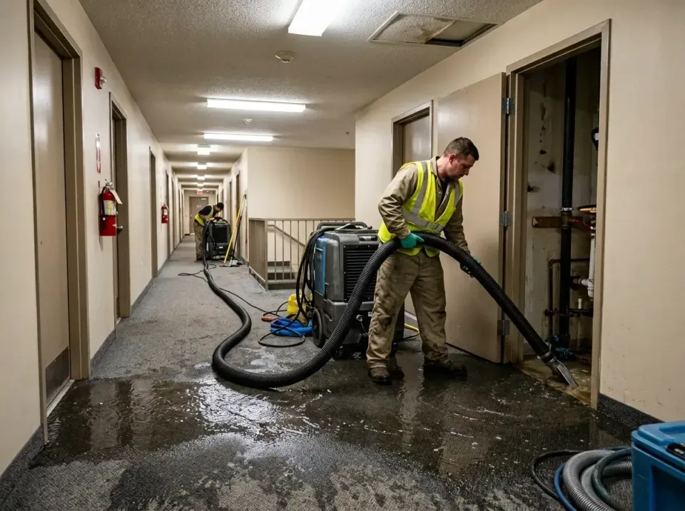 multi-unit-apartment-hallway-f-005 — frequently asked questions, Emergency Burst Pipe Water Extraction & Removal in Westervi…